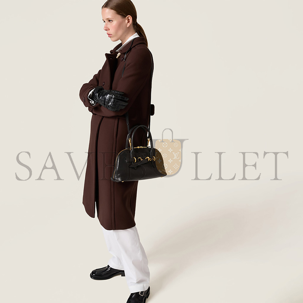M1v M1v aventure nappa leather top-handle bag 5bb168 (33*17*11cm)